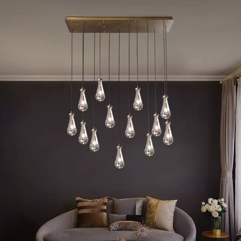 Raindrop Chandelier | Crystal Chandelier|Ping Lighting